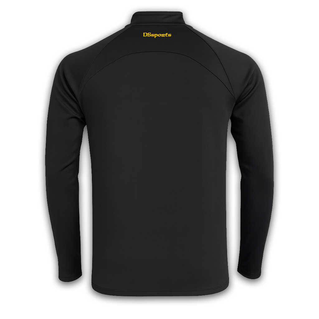 Pivot Half Zip - Black & Amber
