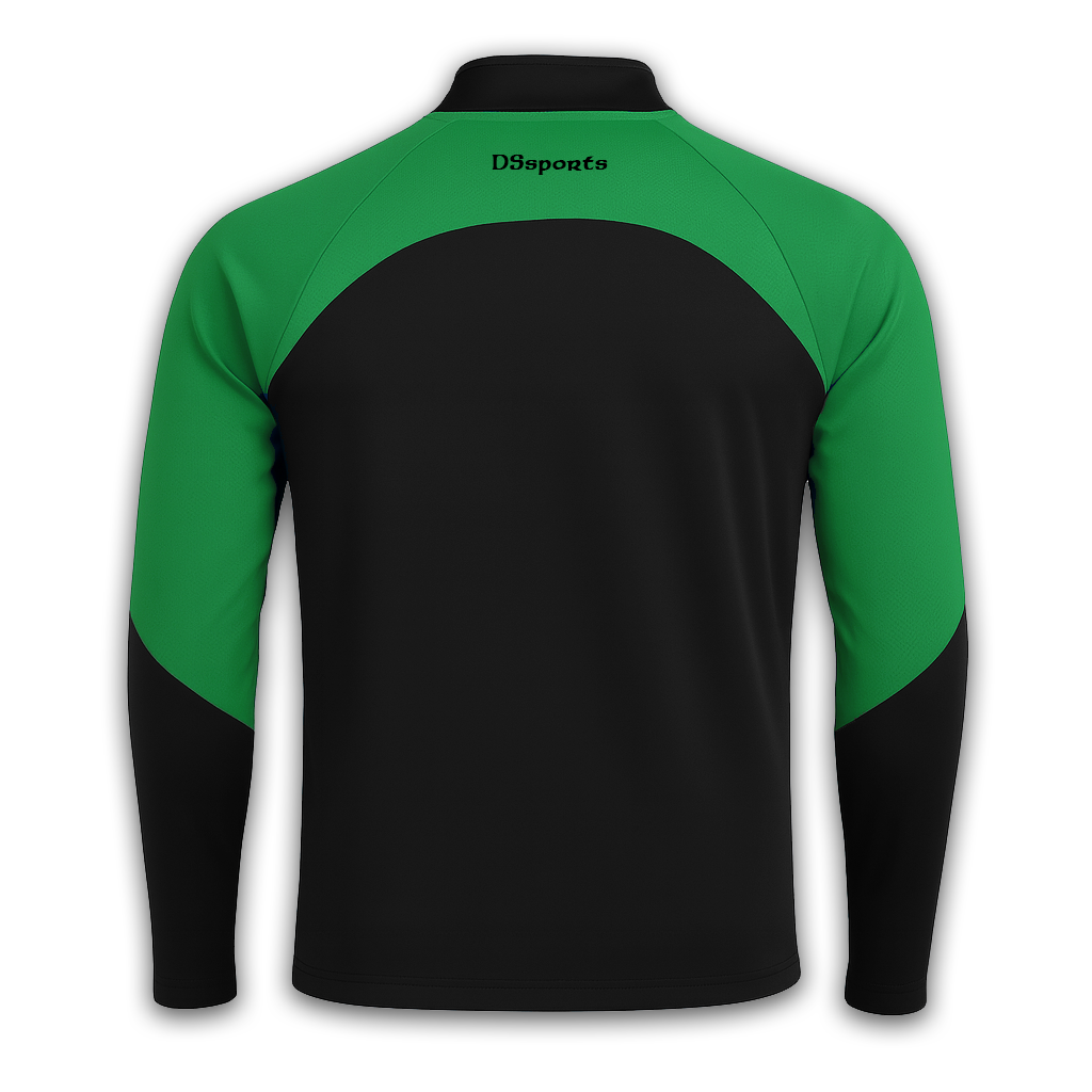 Pivot Half Zip - Black & Green