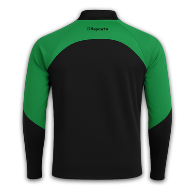 Pivot Half Zip - Black & Green