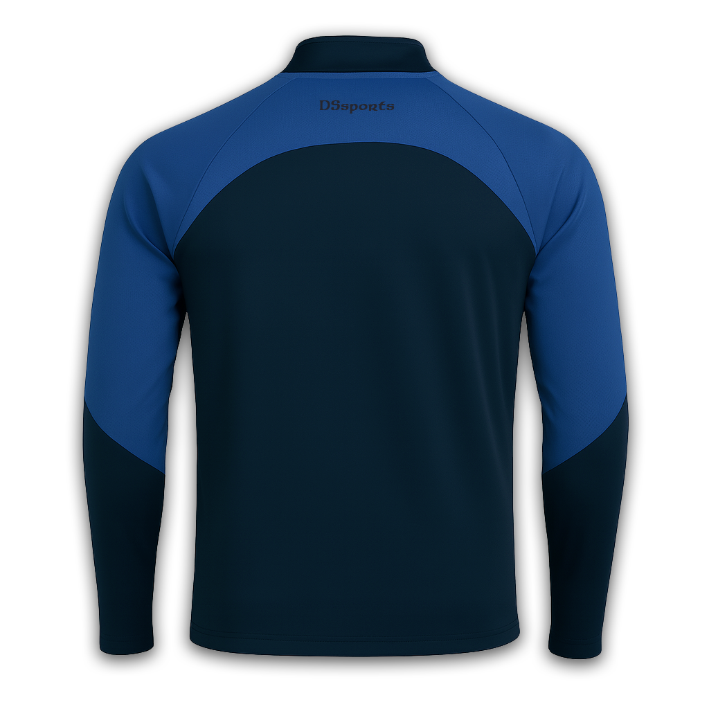 Pivot Half Zip - Navy & Royal
