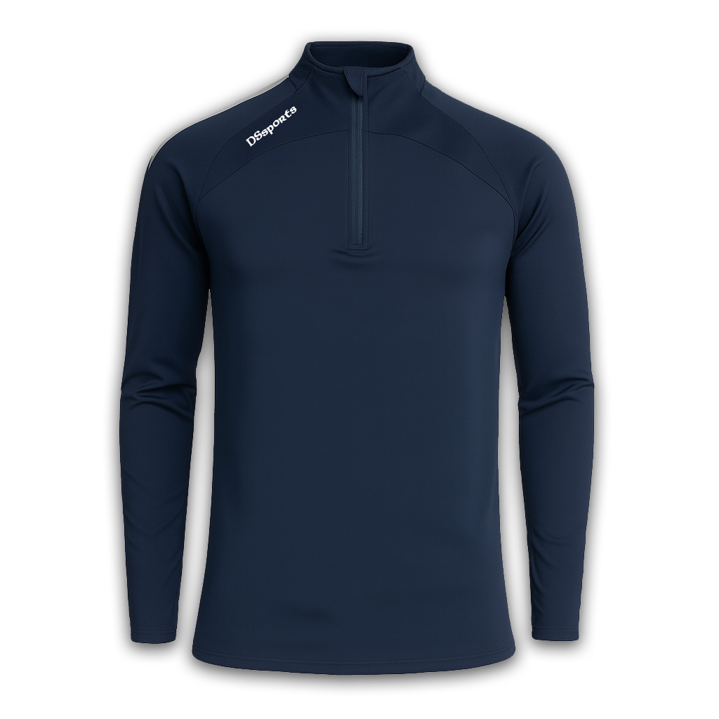 Pivot Halfzip - Navy & White