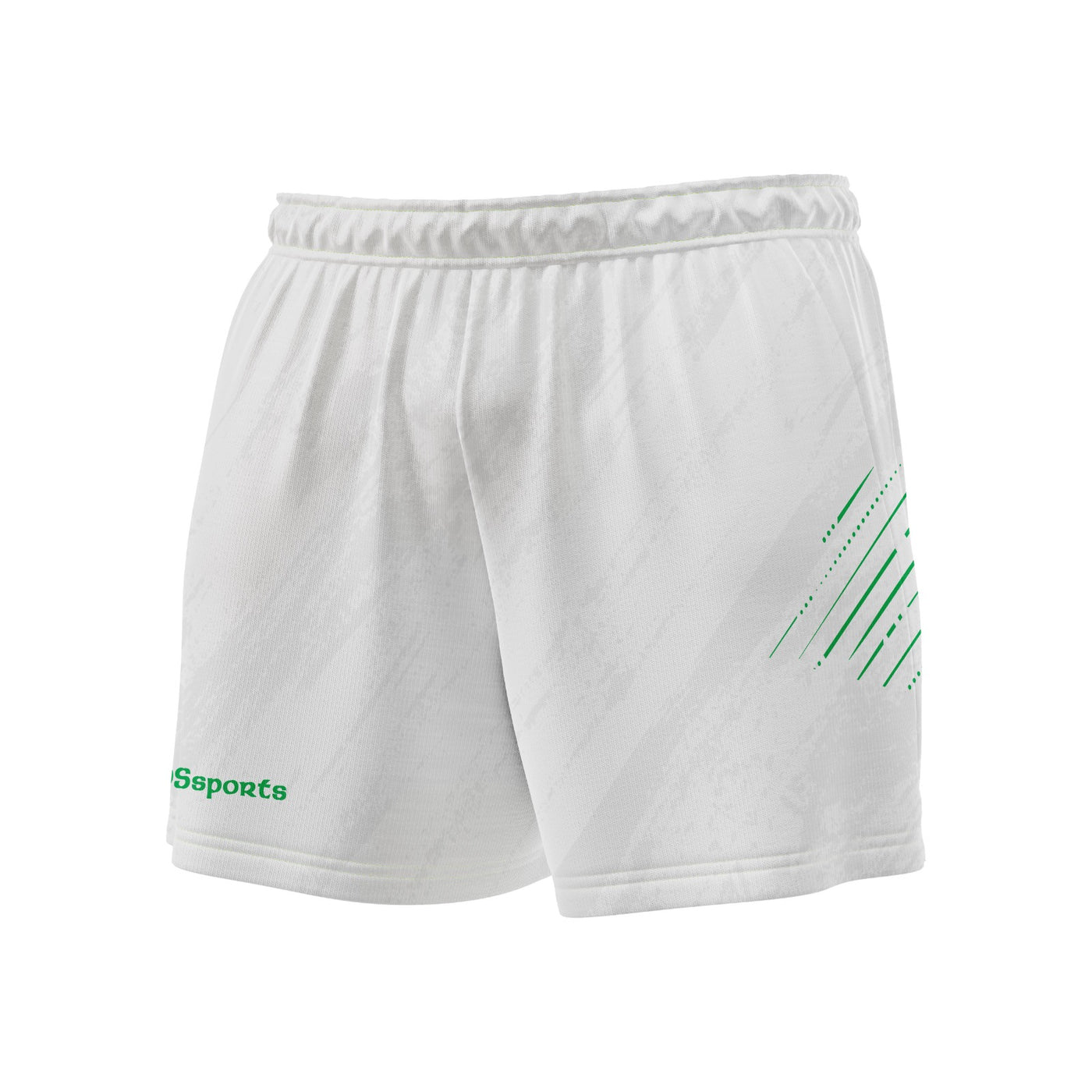 Surge Shorts -White/Green