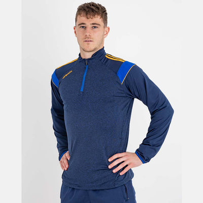 Challenger Performance Half Zip - Navy / Blue / Amber