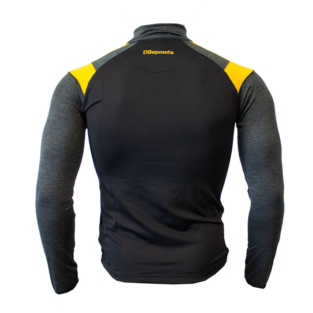 Challenger Performance Half Zip - Black / Charcoal / Amber