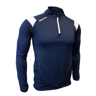 Challenger Performance Half Zip - Navy / White