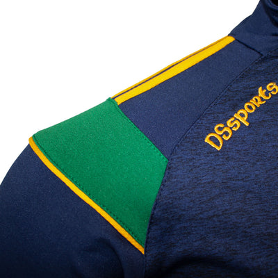 Challenger Performance Half Zip - Navy / Green / Amber