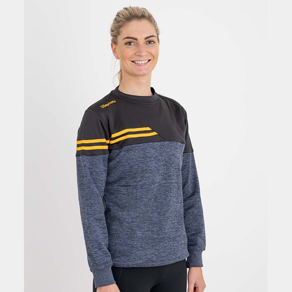 Fortis Crew Neck - Charcoal / Black / Amber