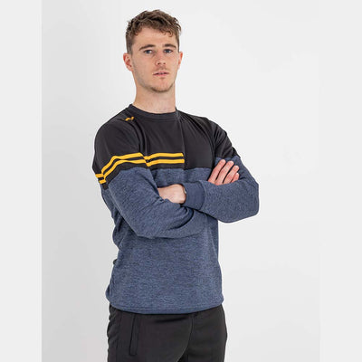 Fortis Crew Neck - Charcoal / Black / Amber