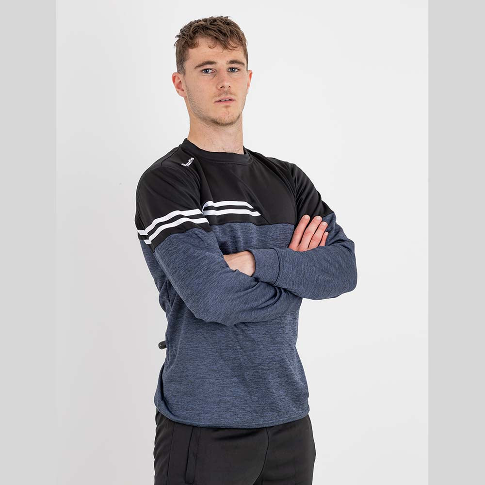 Fortis Crew Neck - Charcoal / Black / White