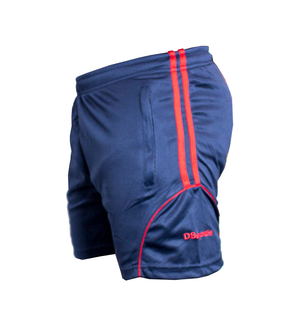 Icon Leisure Shorts - Navy / Red