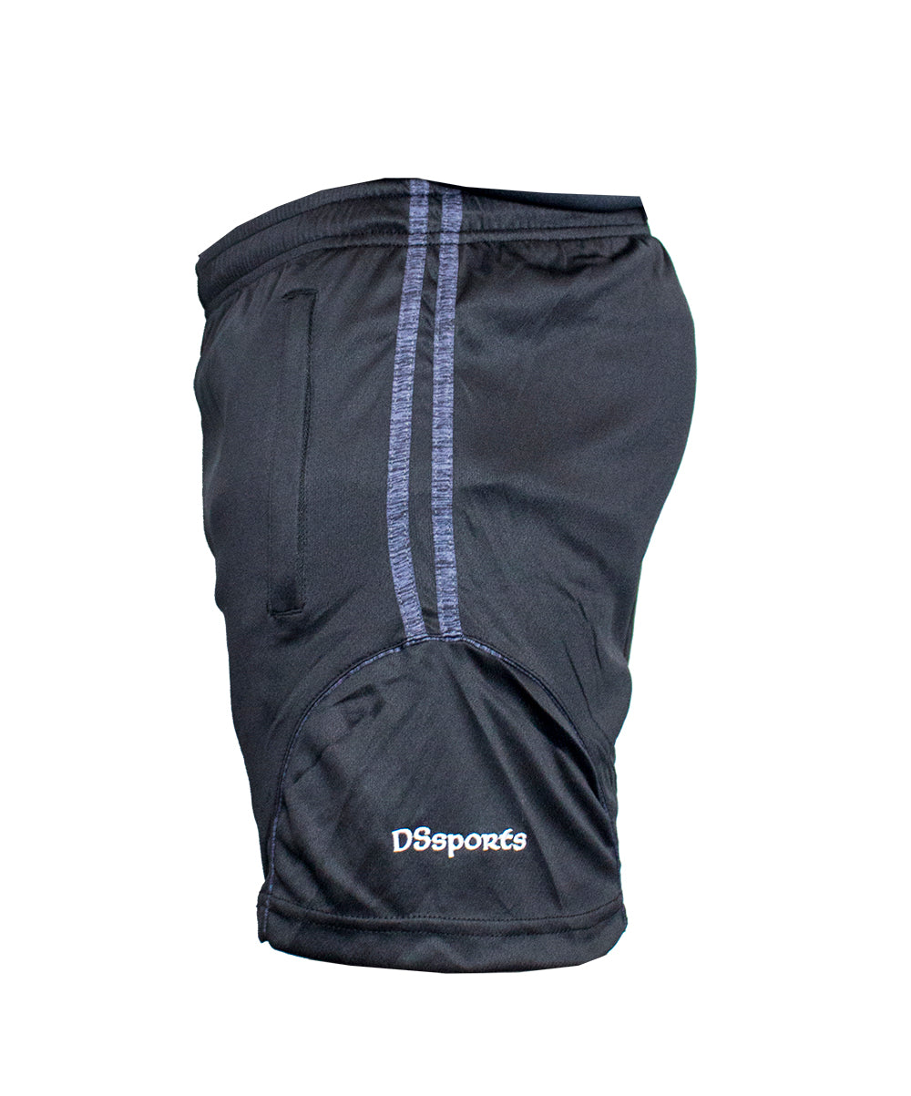 Icon Leisure Shorts - Black / Charcoal Melange