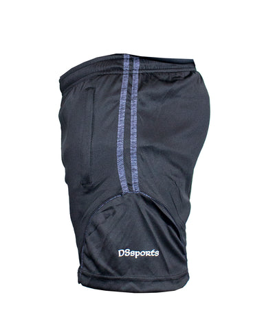 Icon Leisure Shorts - Black / Charcoal Melange