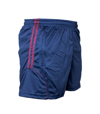 Icon Leisure Shorts - Navy / Maroon Melange