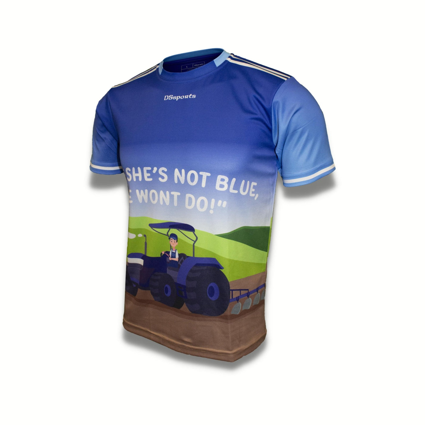 Show Jersey - "If She's Not Blue, She Won't Do"
