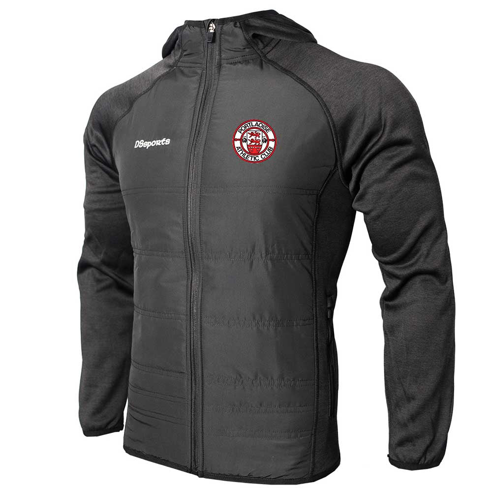 Portlaoise Ac Portlaoise AC - Core Hybrid Black Jacket | Custom Jacket Ireland | DS ...