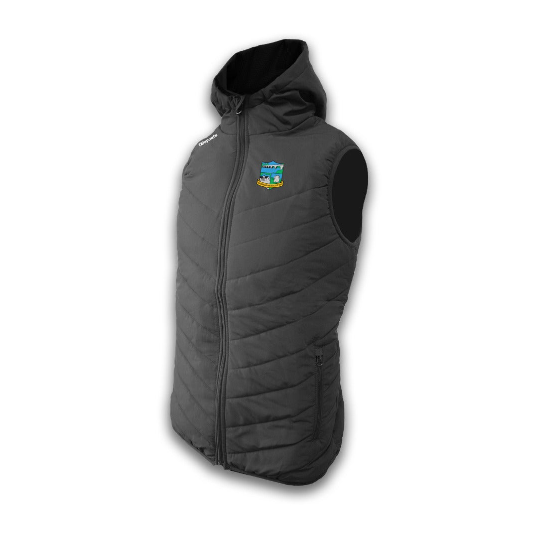 Rower Inistioge - Utility Gilet Black Jacket