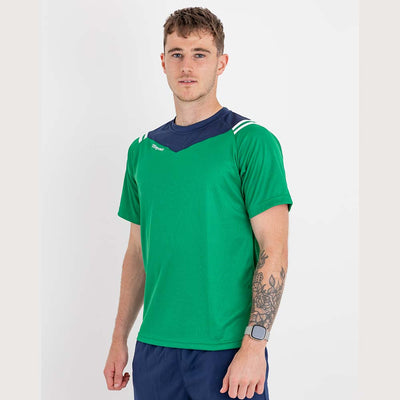 VOLT T-Shirt - Green / Navy / White