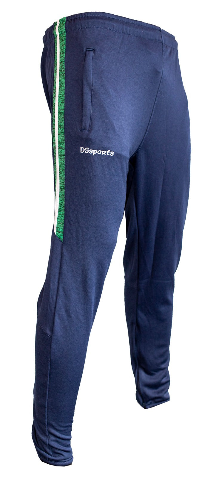 Vetus Skinny Bottoms - Navy / Green Melange / White