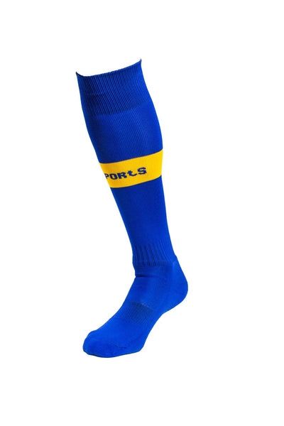 Soccer Socks -Royal Blue / Amber