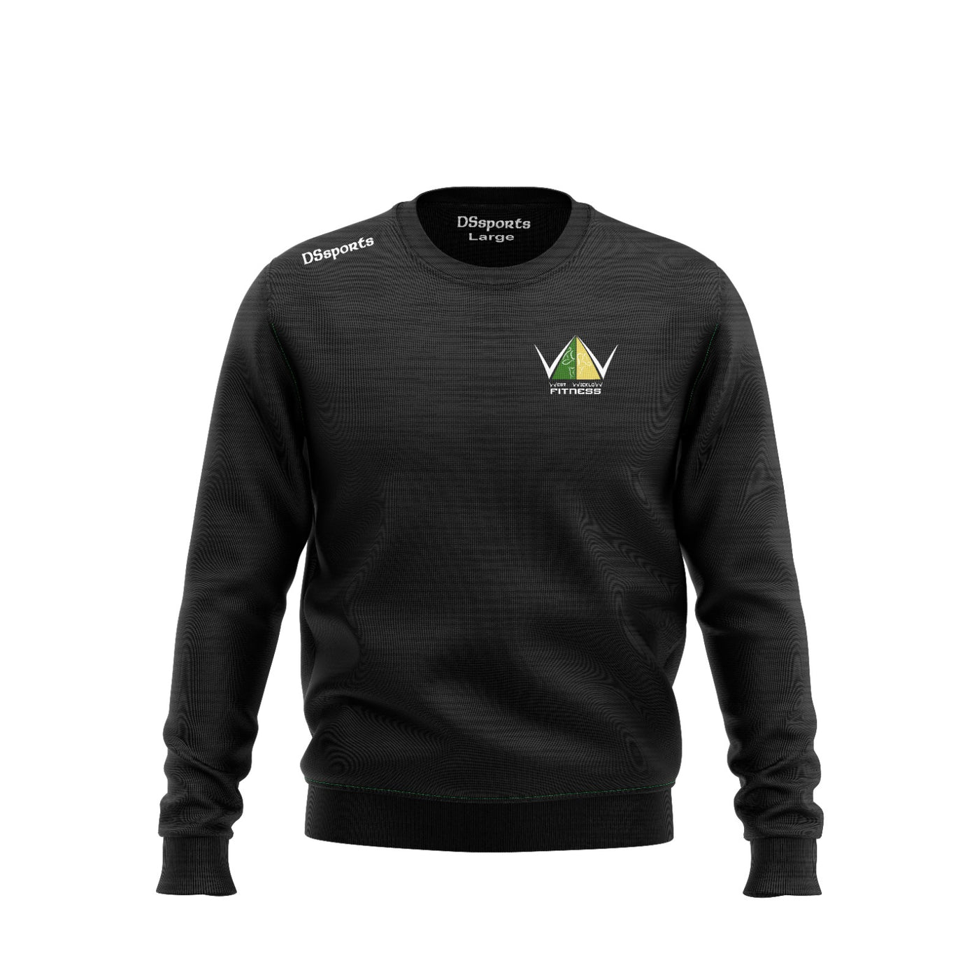 West Wicklow Fitness - Crew Neck (Black Melange)