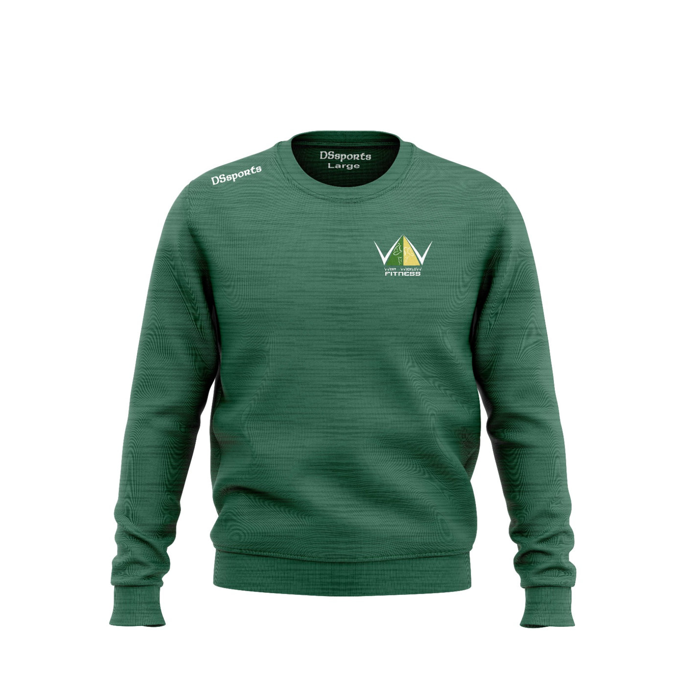 West Wicklow Fitness - Crew Neck (Bottle Green Melange)