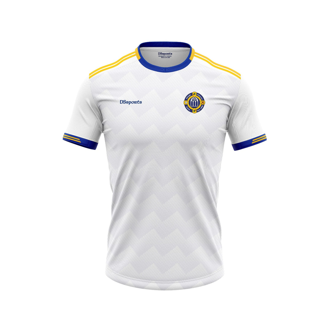 Clough Ballacolla - White Training Jersey