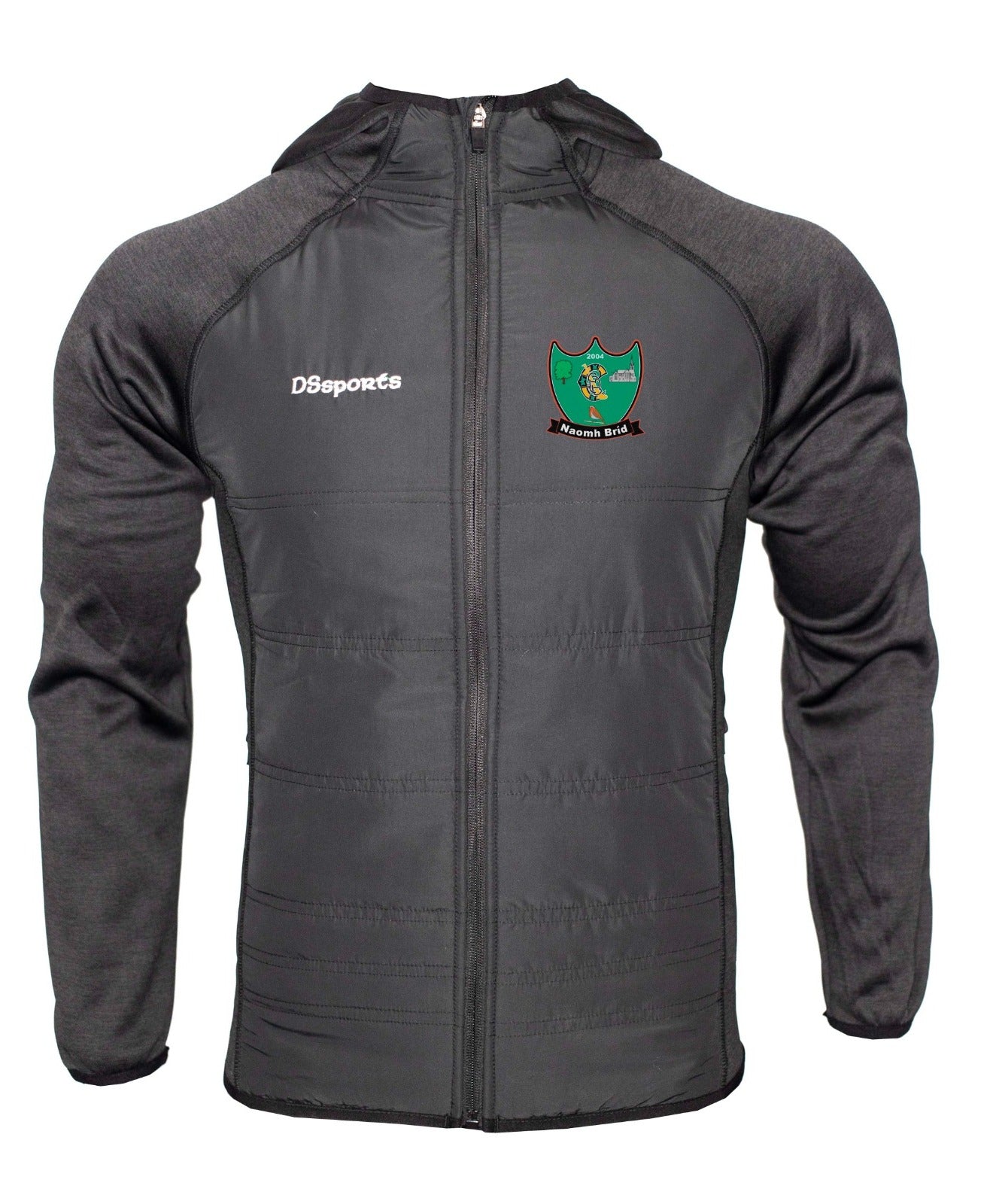 Naomh Brid Camogie - Core Hybrid Black Jacket