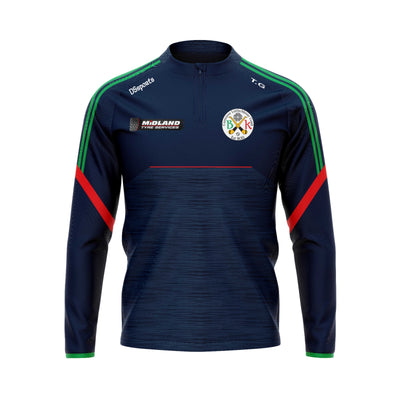 Borris Kilcotton - Slaney Half Zip (Navy)