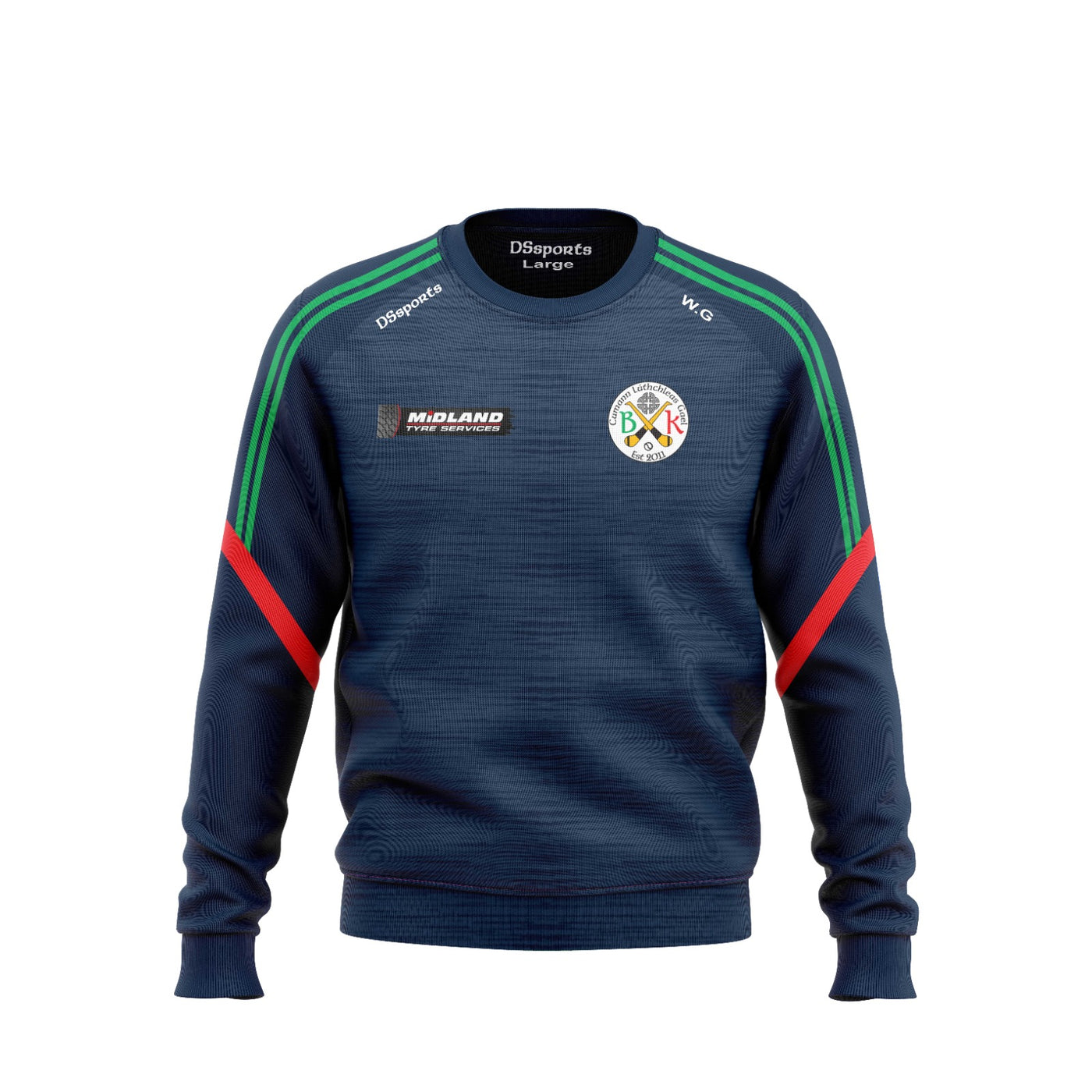 Borris Kilcotton - Slaney Crew Neck (Navy)