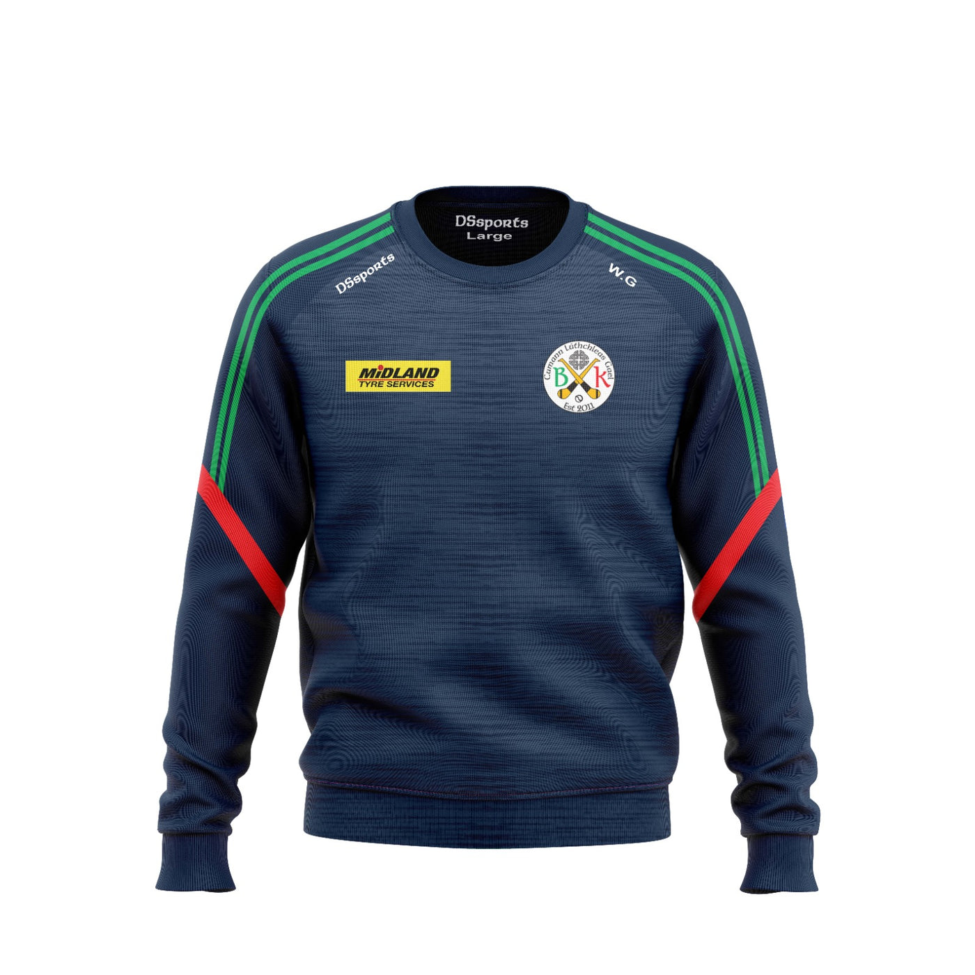 Borris Kilcotton - Slaney Crew Neck (Navy)