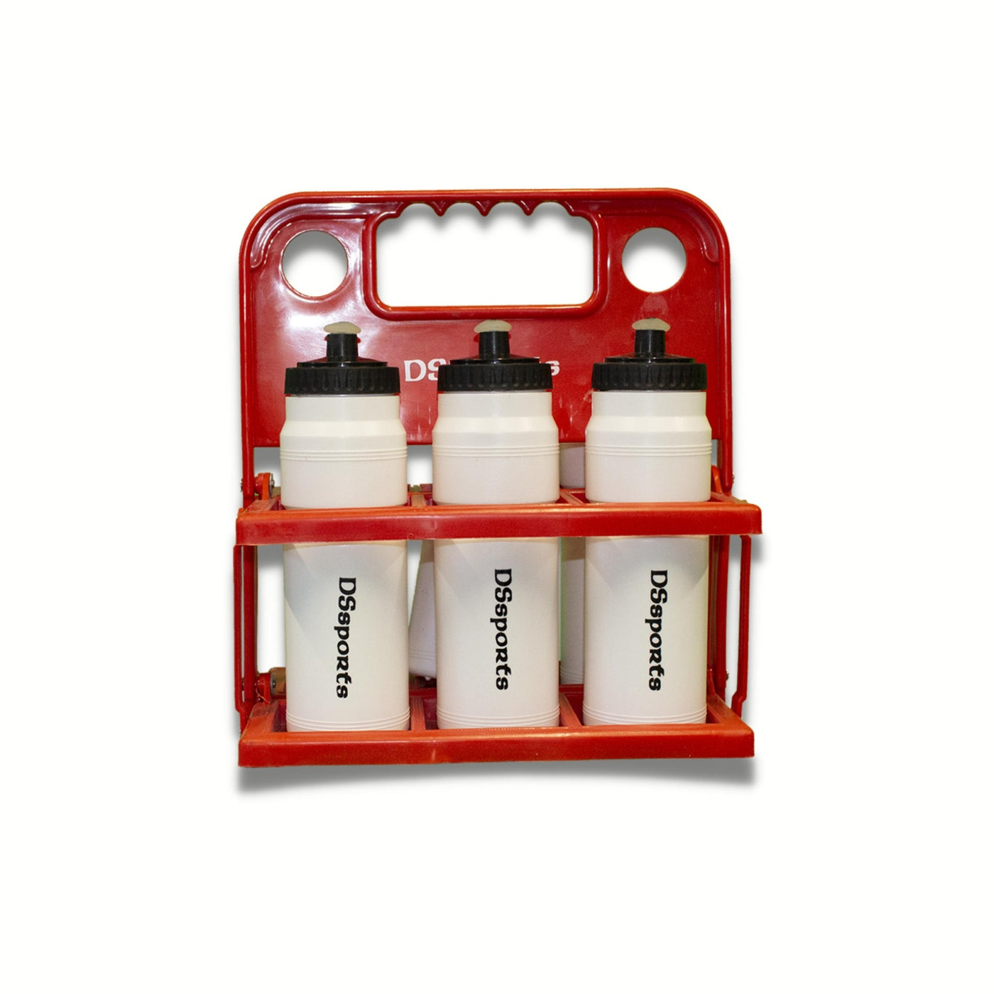 Folding Water Bottle Carrier & Bottles