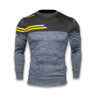Fortis Crew Neck - Charcoal / Black / Amber