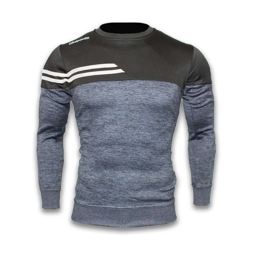 Fortis Crew Neck - Charcoal / Black / White