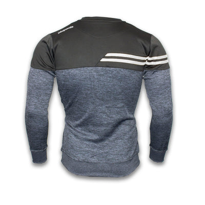 Fortis Crew Neck - Charcoal / Black / White