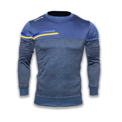 Fortis Crew Neck - Navy / Royal / Amber