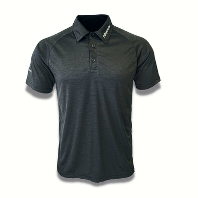 Nelson Polo Shirt - Black Melange