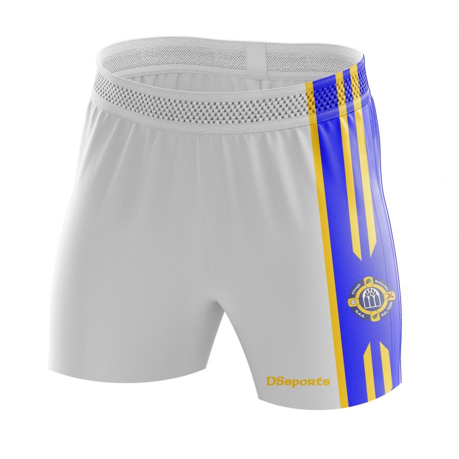 Clough Ballacolla - White Match Shorts