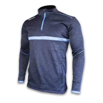 Vetus Half Zip - Navy Melange / Sky