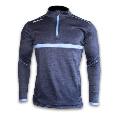 Vetus Half Zip - Navy Melange / Sky