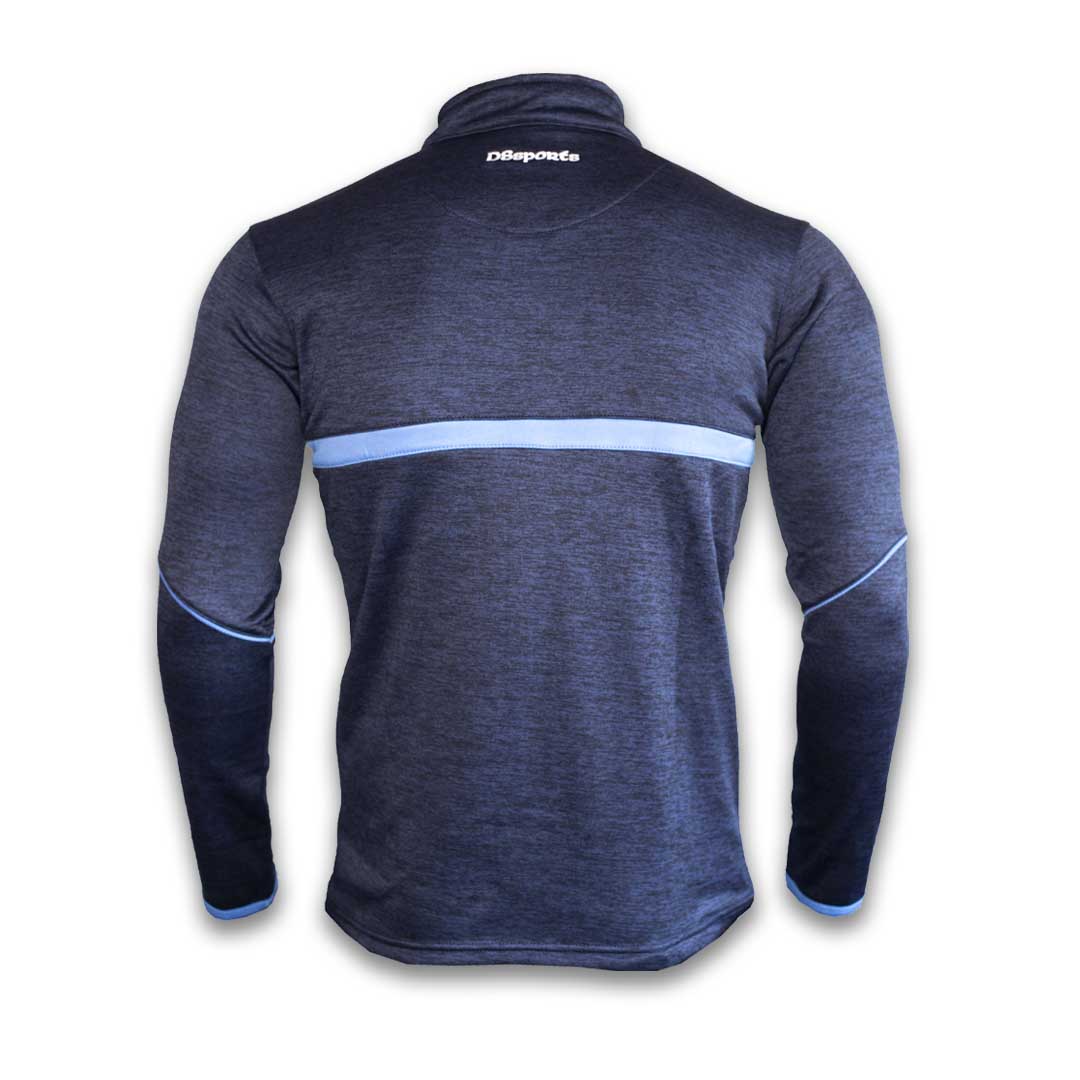 Vetus Half Zip - Navy Melange / Sky